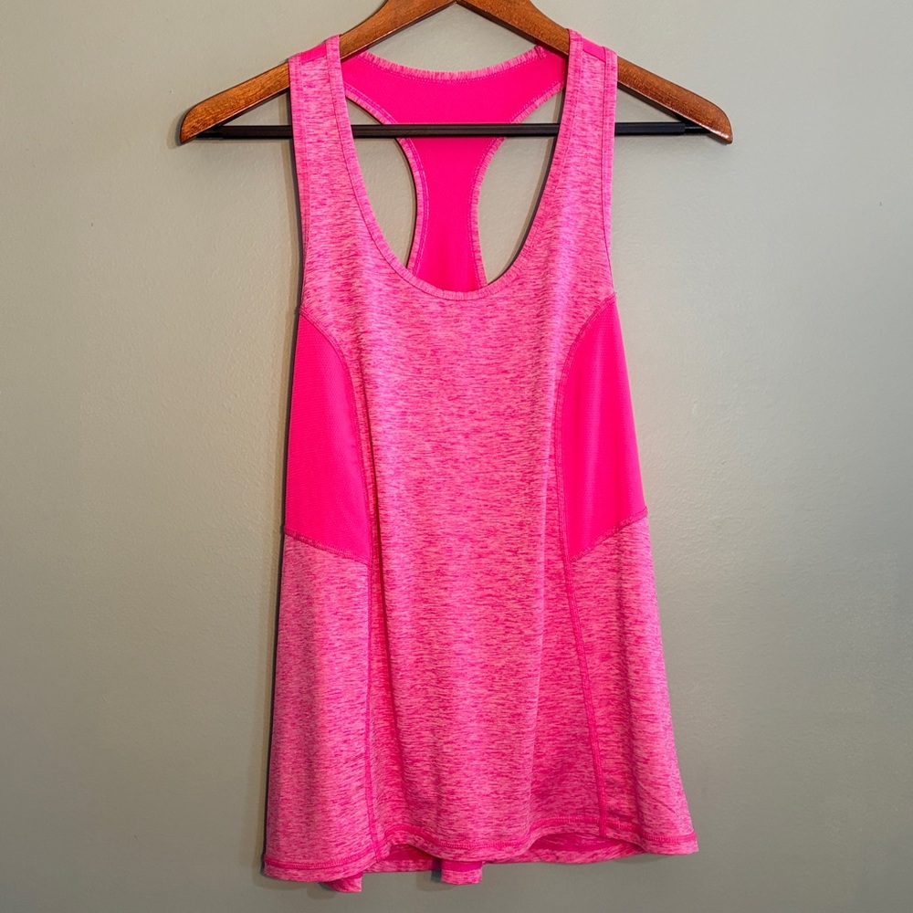 Xersion Size Large Hot Pink Essential Performance Tank Everair Racerback